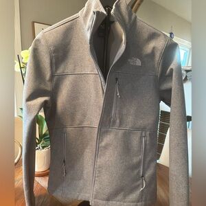 The North Face hard shell grey Jacket
